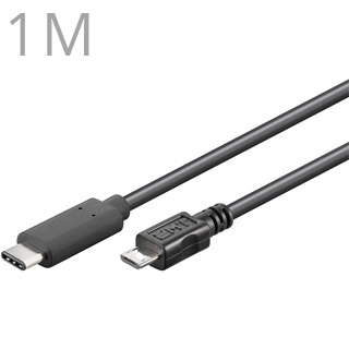CABLE KU31CB1BK USB3.1 Typ C/male - USB 2.0 Micro