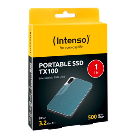 INTENSO TX100, Externý SSD disk, 1TB