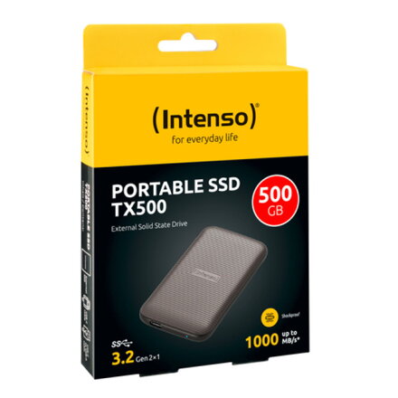 INTENSO TX500, Externý SSD disk, 500GB