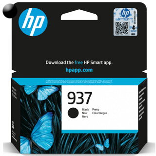 HP 937, Cartridge, čierny (black) (4S6W5NE)