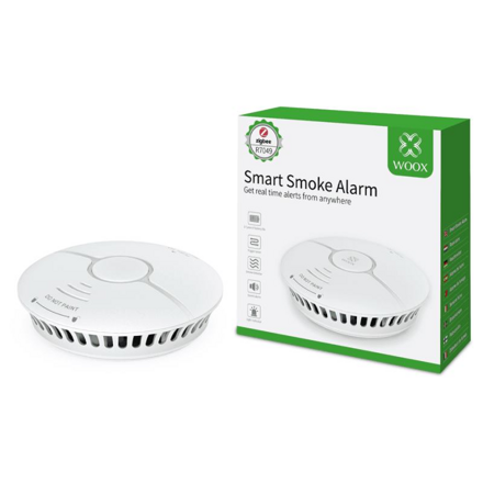 WOOX R7049, Smoke Alarm Single Unit ZigBee