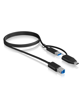 RAIDSONIC Prepojovací kábel z USB 3.2 Type-C + A