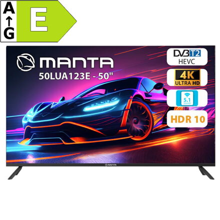 MANTA 50LUA123E, Smart LED TV 50" 4K UHD