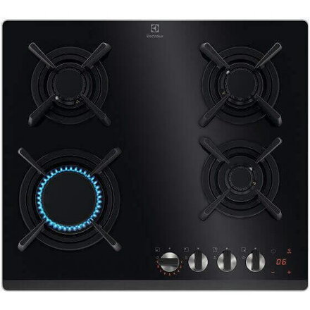 ELECTROLUX Plynová varná doska KGG643753K čierna