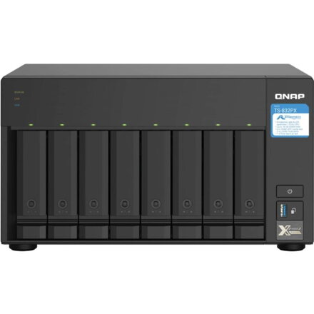 QNAP TS-832PX-4G, NAS Server, 8x 2.5"/3.5", PCIe