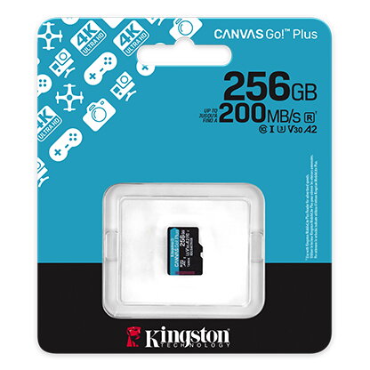 KINGSTON Micro SDXC CANVAS GO! Plus Gen4 256GB