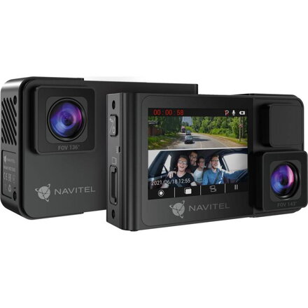 NAVITEL RS2 DUO, Kamera do auta FHD