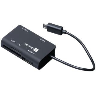 CONNECT IT CI-198 citacka + USB hub