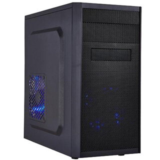EUROCASE X203 microtower, bez zdroja, cierna, USB3