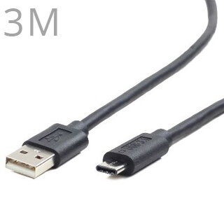 GEMBIRD Kábel USB 2.0 - USB Type C 3M