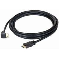 Kábel HDMI 1.4 Male/Male 1,8m konektor 90°