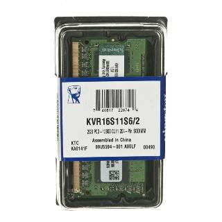 KINGSTON ValueRAM 2GB/DDR3 SO-DIMM/1600MHz/CL11/1.