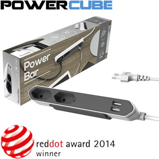POWERCUBE POWERBAR USB Multifunkčný zásuvkový sys.