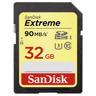 SanDisk Extreme SDHC 32GB 90 MB/s Class10