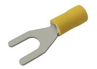 Vidlička 6.5mm, vodič 4.0-6.0mm  žlutá