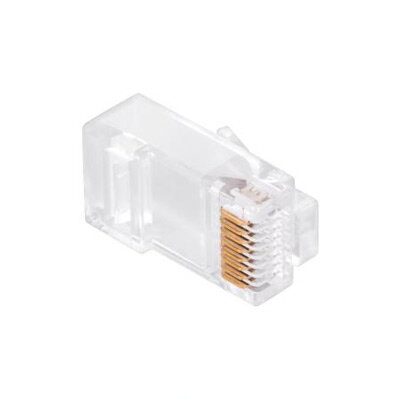 Konektor počítačový kabel 8p-8c RJ45 (CAT) přímý CAT.6E