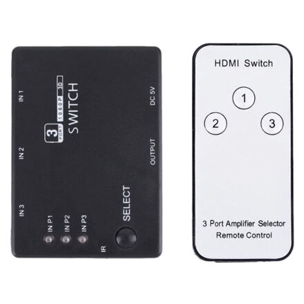 Prepínač 3x HDMI - 1x HDMI HADEX PS3