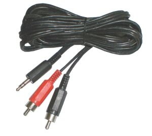 Kábel Jack 3.5 stereo - 2 x CINCH konektor  1,5m
