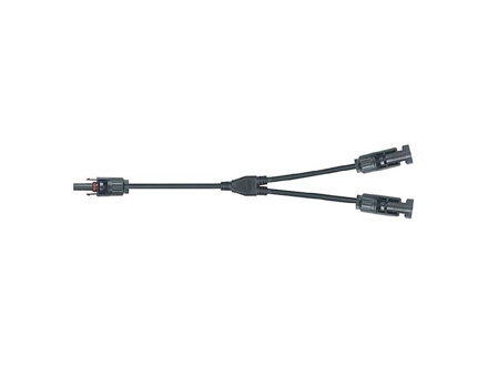 Kábel TIPA MC4 rozbočenie 1x zdierka/ 2x konektor 30cm