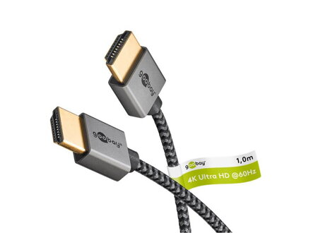 Kábel GOOBAY 75752 HDMI Slim High Speed s Ethernetom 2.0 4K 1m