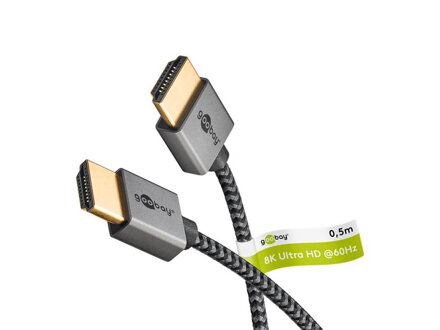 Kábel GOOBAY 75756 HDMI Slim Ultra High Speed 2.1 8K 0,5m
