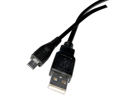 Šnůra USB 2.0 A konektor - MICRO konektor USB 1,8m