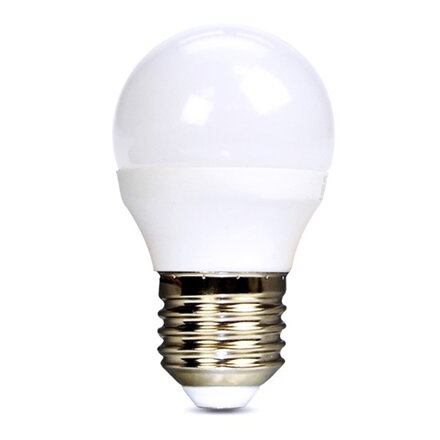 Žárovka LED miniglobe E27 8W bílá teplá SOLIGHT 3 roky záruka