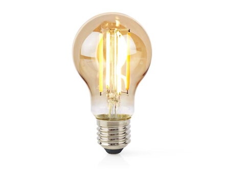 Smart žiarovka LED E27 7W teplá biela NEDIS WIFILRF10A60 WiFi Tuya