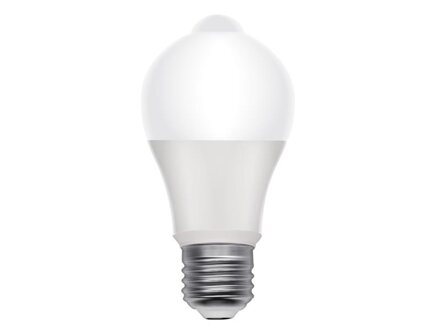 Žiarovka LED E27 8W A60 biela teplá RETLUX RLL 317 PIR