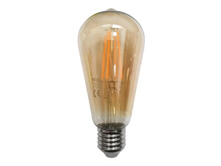 Žiarovka Filament LED E27 8W biela teplá TRIXLINE ST64