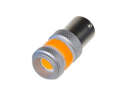 Autožiarovka LED BA15s 9-60V 12W STU oranžová