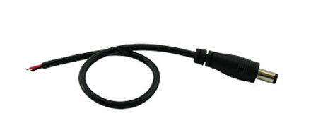 Prodlužovací kabel s konektorem, vidlice 5,5 x 2,1mm, 80cm