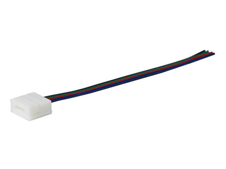Konektor nepájivý s vodičom pre RGB LED pásiky o šírke 10mm 5050 IP65