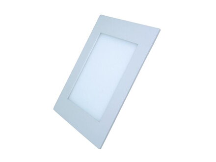 LED mini panel, podhledový 12W, 900lm, 3000K, tenký, čtvercový, bílé WD107 SOLIGHT