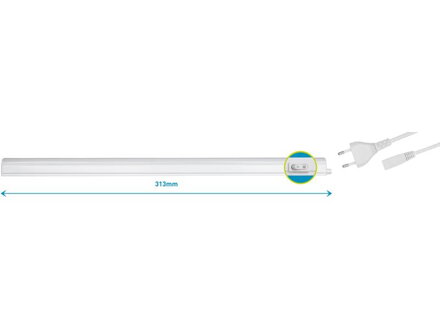 LED lineární svítidlo RETLUX RLL 503 T5 4W 30cm