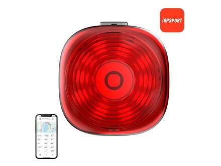 Svietidlo na bicykel zadné iGPSPORT TL30 Bluetooth