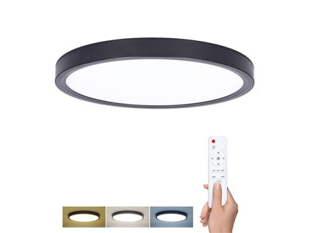 Svietidlo stropné SOLIGHT WO8020 Estela Black 60W