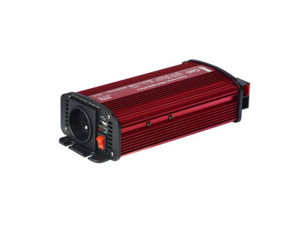 Menič napätia Geti GPI 612 12V/230V 600W USB