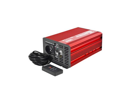 Menič napätia CARSPA P 600 24V/230V 1000W čistá sínusoida D.O.