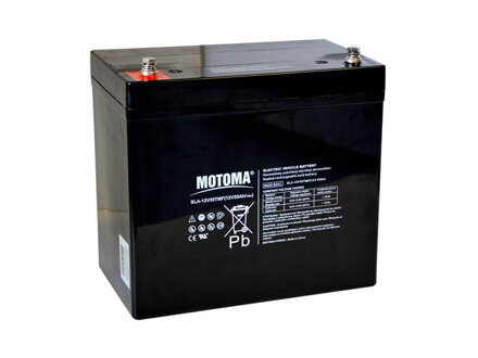 Batérie olovená 12V / 55 Ah - Trakčná MOTOMA (elektromotory)