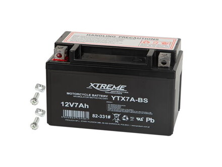 Batéria olovená 12V/7Ah XTREME YTX7A-BS