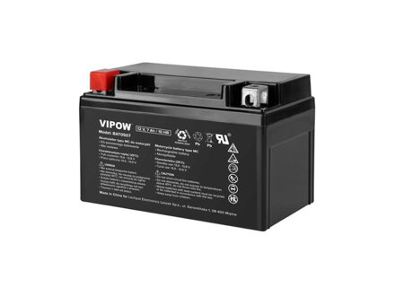 Batéria motocyklová 12V 7Ah VIPOW