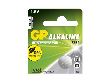 Batéria     LR44 (A76) GP alkalická