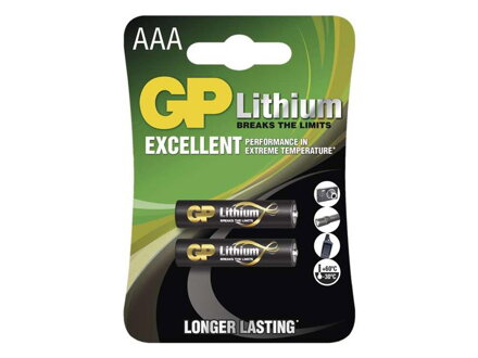 Bateria AAA (R03) lithiová  GP
