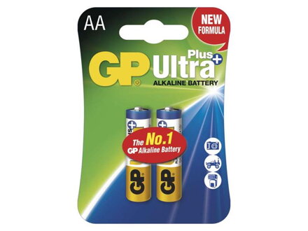 Batéria AA (R6) alkalická GP Ultra Plus Alkaline  2 ks