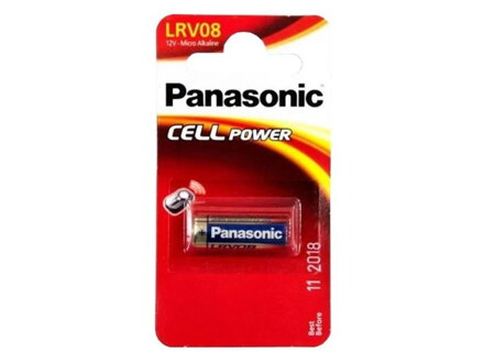 Batérie LRV08 (12V) alkalická PANASONIC Cell Power 1BP