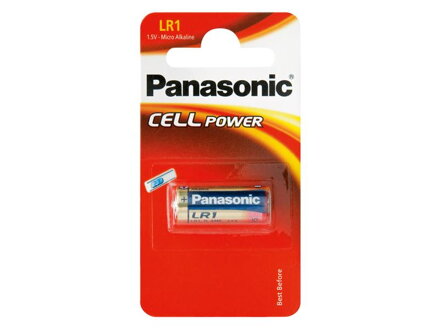Batérie LR1 (E90) PANASONIC Cell Power alkalická 1BP