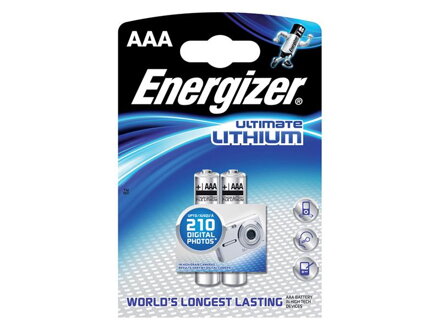 Batérie lítiová AAA R03 1,5V ENERGIZER Ultimate 2BP