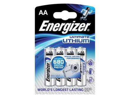 Batérie lítiová AA R6 1,5V ENERGIZER Ultimate 4BP