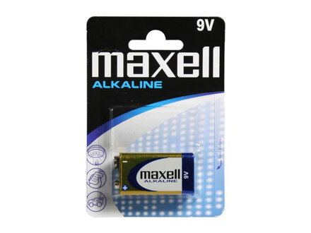 Batéria 6LR61 (9V) alkalická MAXELL 1ks